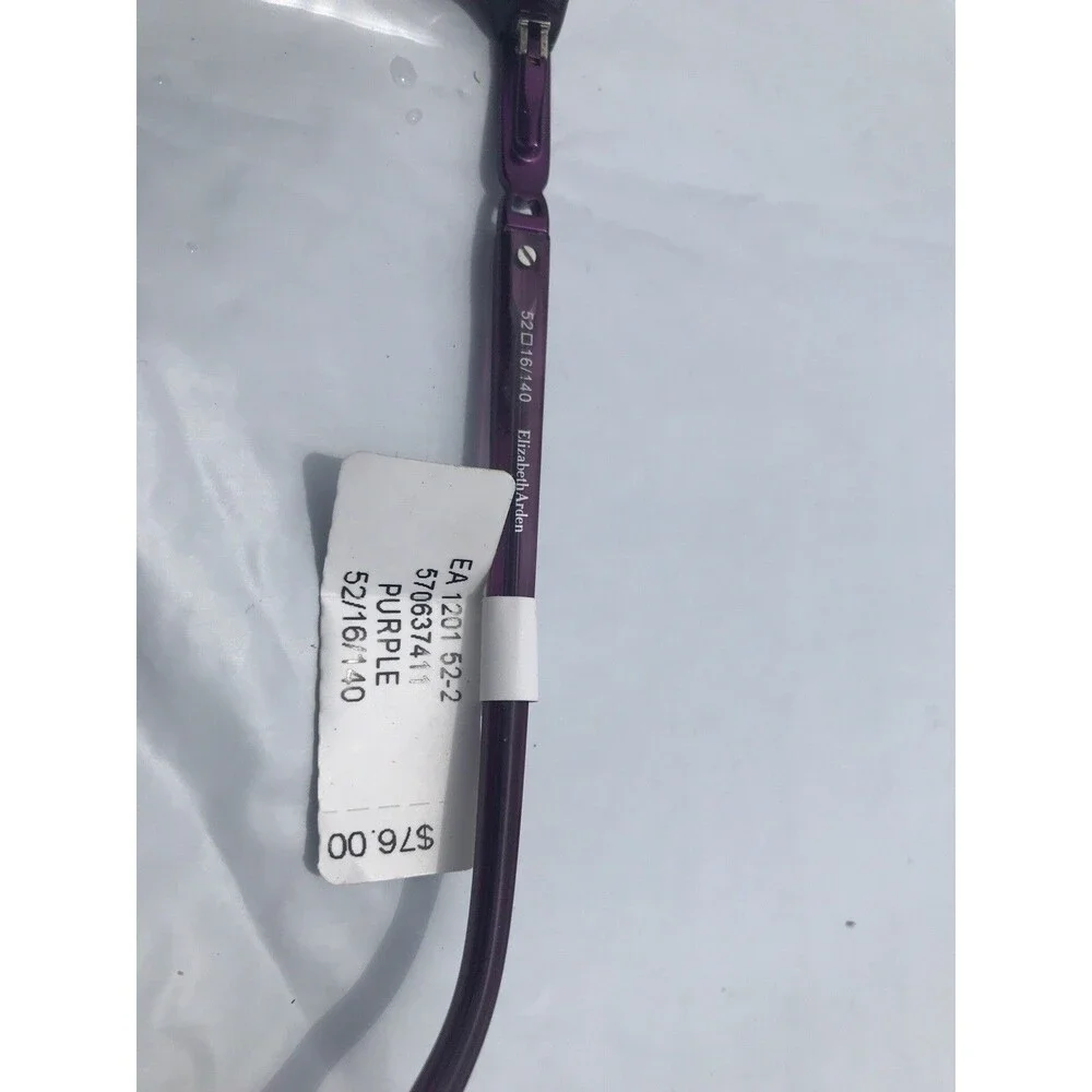 Elizabeth Arden Eyeglass Frame EA1201-2 Women Purple Tortoise Cat Eye 52-16-140
